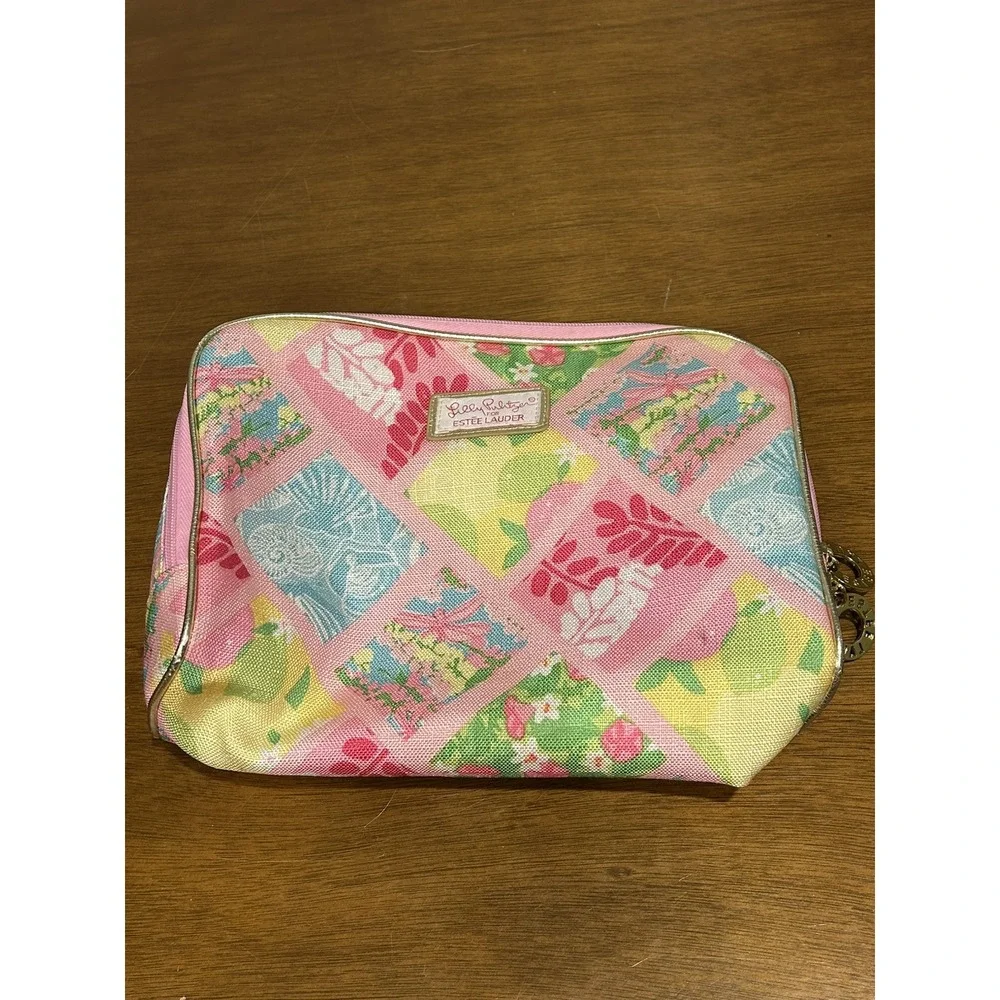 Lilly Pulitzer Estee Lauder makeup bag Packing Cube